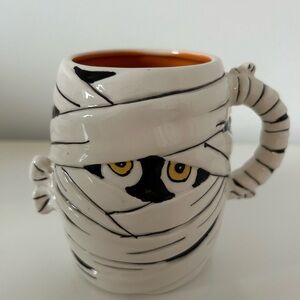 🖤🧡New Mummy Halloween Ceramic Mug/Shelly Comiskey By Transpac